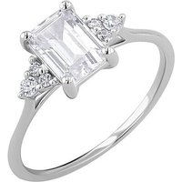 Eppi Verlobungsring mit Moissanit und Lab Grown Diamanten Miha