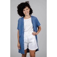 Brava Fabrics Denim Aloha Overshirt Indigo