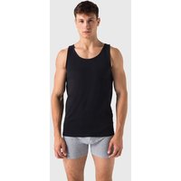Burnell & Son Unterhemd Herren 3er Pack Tank Top Achselshirt Feinripp extra lang