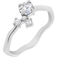Eppi Cluster-Ring mit Moissanit und Lab Grown Diamanten Roche