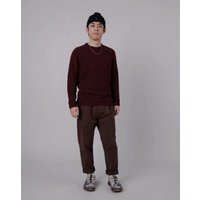 Brava Fabrics Raglan Wool Sweater Bordeaux