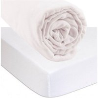 Easy Dort Set Spannbettlaken + Matratzenschoner Wasserdichter Aus Bio-Baumwolle