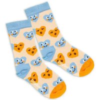 DillySocks Kindersocken Lil Smiling Hearts aus Biobaumwoll-Mix