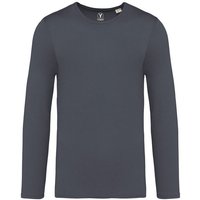 YTWOO Ausgewaschenes Herren Langarmshirt aus Bio-Baumwolle - Made in Portugal