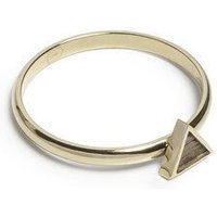BeWooden Ring mit Holzdetails - Motiv Dreieck - Verschiedene Farbvarianten und Grössen