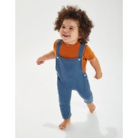 Babybugz Baby Denim Jeans - Latzhose aus Bio - Baumwolle