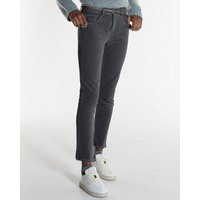 Alma & Lovis Softe Samthose mit stylischem Fransensaum | Velvet Slim