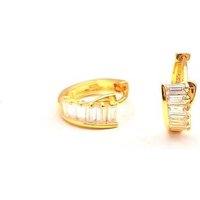 MOANINA Ohrringe Hoops Lucia - 925 Silber/18k Gold Vermeil