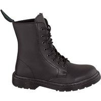 Shoezuu Vegan Shoezuu 8 Eye Winter Boots black monochrome