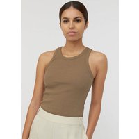 The Slow Label Geripptes Tank Top aus Bio- und recycelter Baumwolle / Wendbar