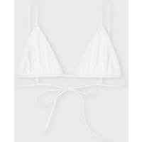 The Slow Label Bikini Top zum Schnüren aus ECONYL®