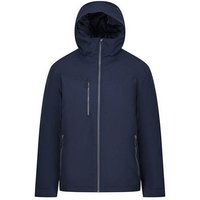 Regatta Professional Herren Wasserdichte gefütterte Softshelljacke mit Kapuze Recycled kontrastfarbene Reißverschlüsse