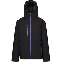 Regatta Professional Herren Wasserdichte gefütterte Softshelljacke mit Kapuze Recycled kontrastfarbene Reißverschlüsse