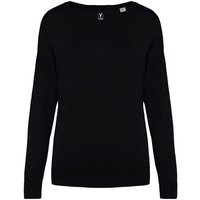 YTWOO Damenpullover mit V-Ausschnitt aus Bio-Baumwolle und Lyocell TENCEL