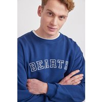 BEARTH Sweatshirt Unisex College Stick Bio-Baumwolle (m)