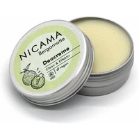 NICAMA - Deocreme Bergamotte (Bio-Naturkosmetik, vegan, plastikfrei, mit Natron)