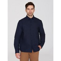 KnowledgeCotton Apparel Oxford Hemd - HARALD small owl oxford regular fit shirt - aus Bio-Baumwolle