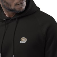 Coffee Fashion Flat White | Bestickter Bio Baumwoll Hoodie