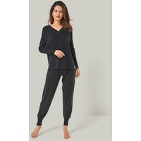 YOU LOOK PERFECT Merino Loungewear Set „Strickpullover Dorina & Strickhose Bella"