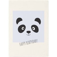 PepMelon Panda Bio-Baumwoll-Geschirrtuch, 50 x 70 cm