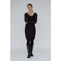 Basic Apparel Kleid SUVI mit feinem Lochmuster