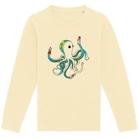 Spangeltangel Kinder-Sweatshirt "Oktopus", bedruckt,