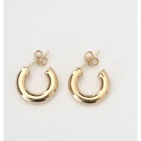 BELLYBIRD Jewellery CREOLEN - Kreis, dicke Form, glatt in M/L