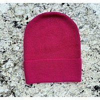 TINKU -Celebrating Bolivian Heritage 100% Baby Alpaka Beanie Mütze (ILLIMANI) aus Bolivien (Handgestrickt)