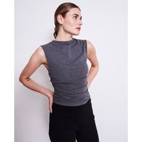 JAN N JUNE Top RAFO soft dark grey GOTS