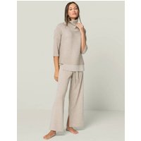 YOU LOOK PERFECT Merino Loungewear Set "Rollkragenpullover Bailey & Strickhose Bailey"