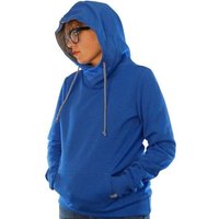 WASNI Frauen-Hoodie mit Schalkragen, made in Esslingen aus GOTS-zertifizierter Bio-Baumwolle