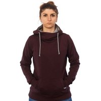 WASNI Frauen-Hoodie mit Schalkragen, made in Esslingen aus GOTS-zertifizierter Bio-Baumwolle