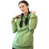 WASNI Frauen-Hoodie mit Schalkragen, made in Esslingen aus GOTS-zertifizierter Bio-Baumwolle