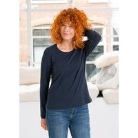 Heidekönigin Langarmshirt Uni Basic GOTS