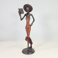 Moogoo Creative Africa Bronze-Skulptur  Moogoo Creative Africa Bronze-Skulptur
