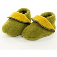 nahtur-design Babyschuhe aus Flauschloden – 100 % Schurwolle, 2 Größen