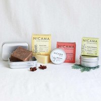 NICAMA Plastikfreies XMAS-Naturkosmetik-Set "Frische Bescherung"