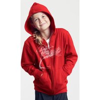 Peaces.bio - handbedruckte Biomode Kinder Zip-Hoodie Windy Tree