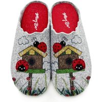 Vegane Schuhe "MayBe ® Lady Bug's House" aus recycelten PET Flaschen, fair produziert