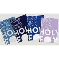 VEROIKON Weihnachts-Postkarten-Set Holy Fox in verschiedenen Farbvarianten