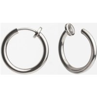 ALEXASCHA Ohrclips Creolen ohne Ohrlöcher | Silber, Gold, Roségold