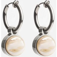 ALEXASCHA Silber Clip Creolen mit Anhänger | Mix & Match