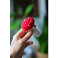 Rassel Greifling *Fliegenpilz* Bio Baumwolle | NoniKids Berlin