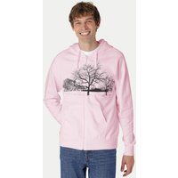 Peaces.bio - handbedruckte Biomode Zip-Hoodie Landscape Herren