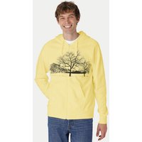 Peaces.bio - handbedruckte Biomode Zip-Hoodie Landscape Herren