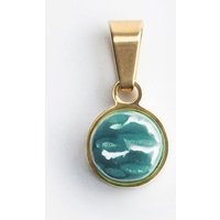 ALEXASCHA Kettenanhänger aus Glas | Mix & Match Charms | Gold