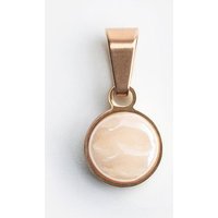 ALEXASCHA Kettenanhänger aus Glas | Mix & Match Charms | Roségold