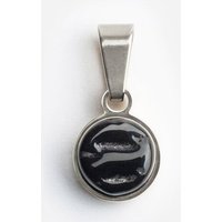 ALEXASCHA Kettenanhänger aus Glas | Mix & Match Charms | Silber