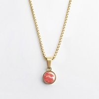 ALEXASCHA Kurze Kette mit Anhänger | Mix & Match | Goldkette