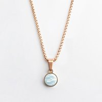 ALEXASCHA Kurze Kette mit Anhänger | Mix & Match | Roségold